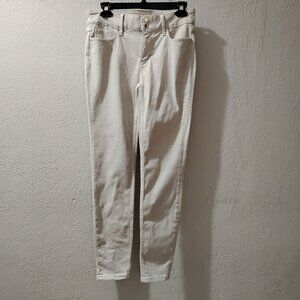 WHBM-2- SKINNY NEW -LIGTH CREAM -DENIM JEANS